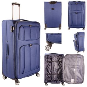 TC-S-02 NAVY 32'' TRAVEL TROLLEY SUITCASE