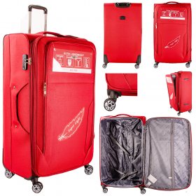 T-SC-03 MAROON 32'' TRAVEL TROLLEY SUITCASE