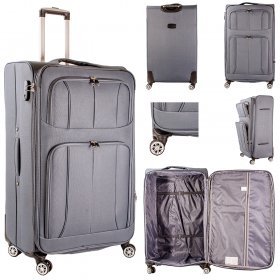 TC-S-02 GREY 32'' TRAVEL TROLLEY SUITCASE
