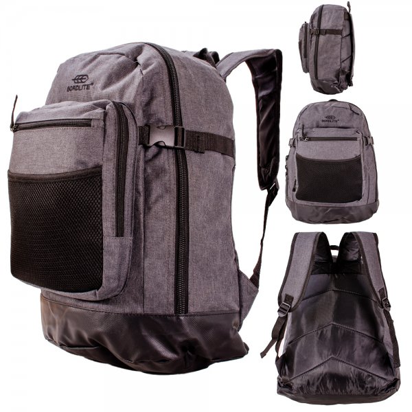 JBBP006-L DARK GREY/BLACK BACKPACK