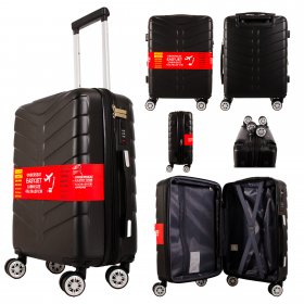 T-HC-US-1826 BLACK EASYJET TRAVEL CABIN TROLLEY SUITCASE