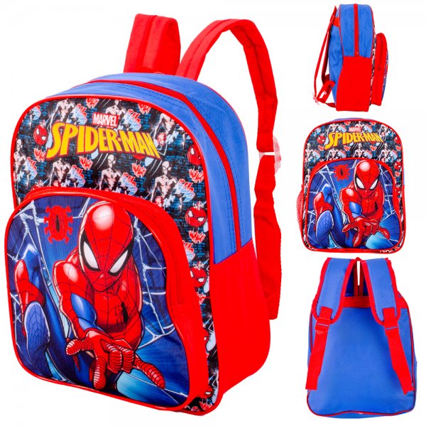 10297-1659N NAVY SPIDERMAN KIDS DELUXE BACKPACK