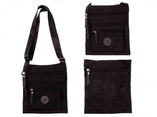 GRACE 57 BLACK UNISEX SHOULDER BAG