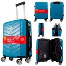 T-HC-US-1826 TEAL GREEN EASYJET TRAVEL CABIN TROLLEY SUITCASE