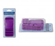 JBACC05 PURPLE LUGGAGE STRAP WITH CLIP