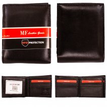 914 BLACK MF RFID LEATHER WALLET