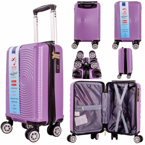 T-HC-US-1630 PURPLE 15.7'' UNDERSEAT CABINSIZE RYAN AIR TROLLEY