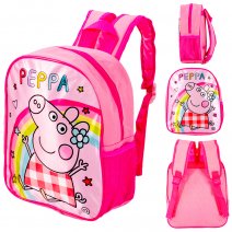 1000E29-4112N PINK PEPPA PIG PREMIUM STANDARD KIDS BACKPACK