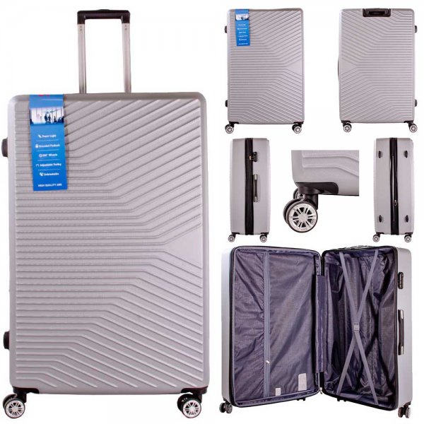 T-HC-11 SILVER 32'' TRAVEL TROLLEY SUITCASE