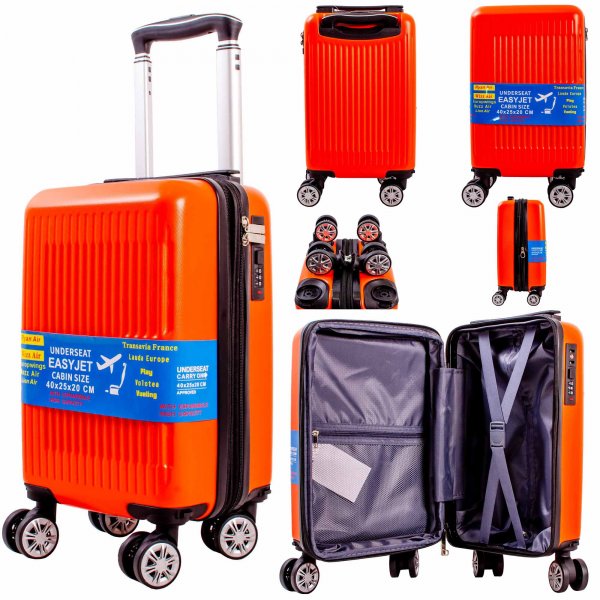 T-HC-US-1631 ORANGE RYAN AIR CABIN-SIZE TROLLEY SUITCASE