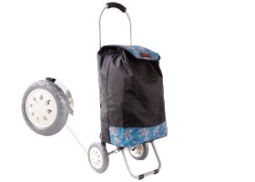 6958/S FLORAL BUTTERFLY SHOPPING TROLLEY