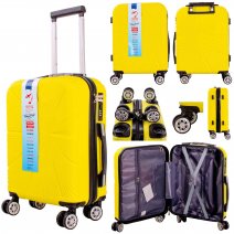 T-HC-US-1829 YELLOW CABIN-SIZE EASYJET TRAVEL TROLLEY SUITCASE