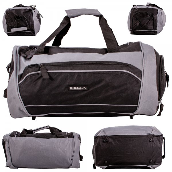 JBSB808TW BLACK/GREY HOLDALL TRAVEL BAG