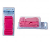 JBACC05 PINK LUGGAGE STRAP WITH CLIP