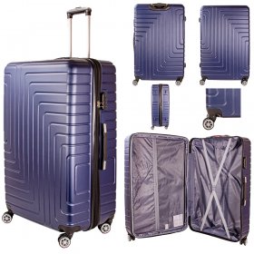 T-HC-10 NAVY 32'' TRAVEL TROLLEY SUITCASE