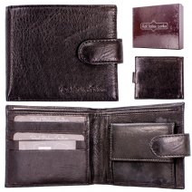 026 BLACK RFID ITALIAN LEATHER WALLET