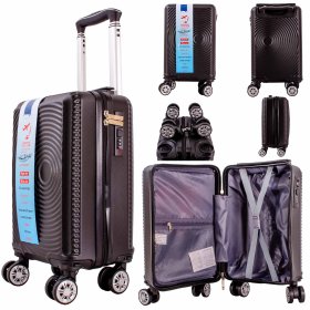 T-HC-US-1630 BLACK 15.7'' UNDER-SEAT CABIN-SIZE RYAN AIR TROLLEY