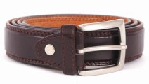 2729 BROWN 1.25" Belt With Smooth Finish