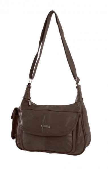 3747 BROWN COW HIDE BAG