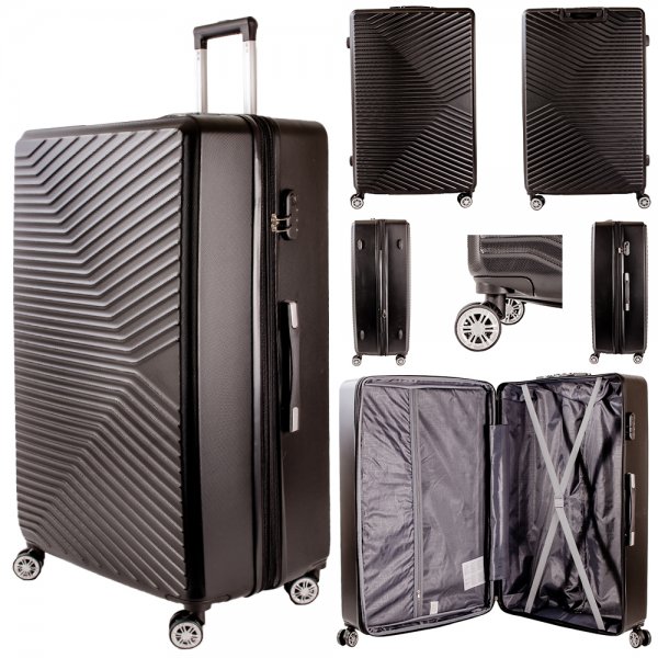 T-HC-11 BLACK 32'' TRAVEL TROLLEY SUITCASE