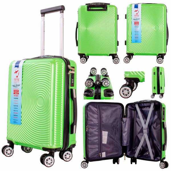 T-HC-US-1830 LIME GREEN CABIN EASYJET TRAVEL TROLLEY SUITCASE