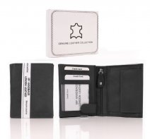 1005 RFID BLACK LONDON LEATHER WALLET