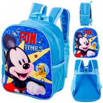 1000E29-3264N BLUE MICKEY PREMIUM STANDARD KIDS BACKPACK