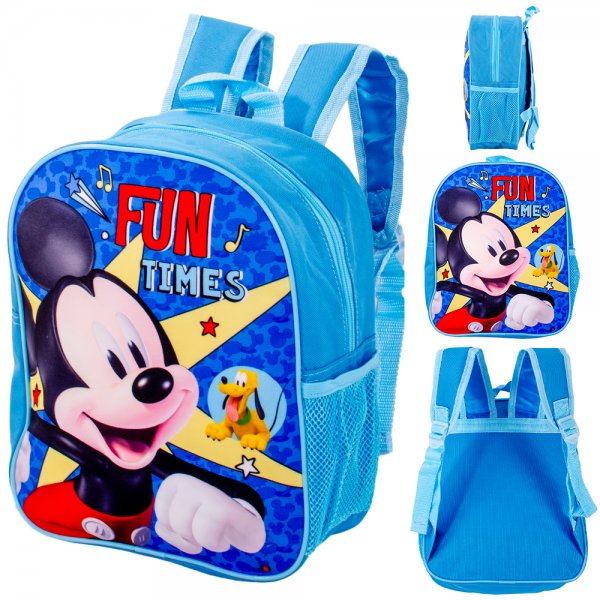 1000E29-3264N BLUE MICKEY PREMIUM STANDARD KIDS BACKPACK