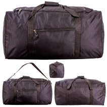 TB-65 BLACK LARGE 72L HOLDALL TRAVEL BAG