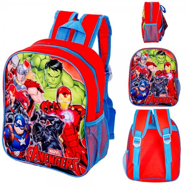 1000E29-1661N RED AVENGERS PREMIUM STANDARD KIDS BACKPACK