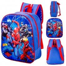 1000EVA31-3292 NAVY/RED SPIDERMAN EVA 3D 31CM BACKPACK