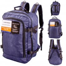 BP-120 NAVY RYANAIR UNDERSEAT CABIN-FRIENDLY RUCKSACK W/MUL ZIP