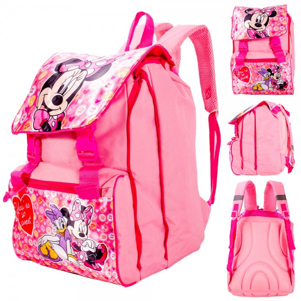 11113-3218 PINK MINNIE SQUARE 40CM BACKPACK