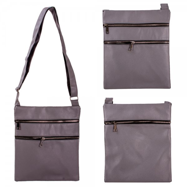 JBHB2567 COBBLE X-BODY 3 ZIP SHOULDER BAG