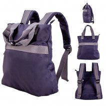 JBBP-284 NAVY UNISEX BACKPACK/HANDBAG