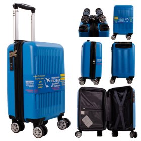 T-HC-US-1631 LIGHT BLUE RYAN AIR CABIN-SIZE TROLLEY SUITCASE