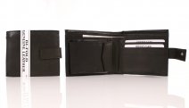 095 LEATHER WALLET BLACK - S138