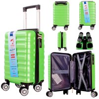 T-HC-US-28 LIME GREEN 15.7'' UNDER-SEAT CABIN-SIZE TROLLEY