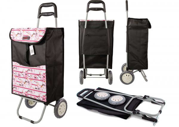 6961 CHERRY BLOSSOM 2 WHEEL SHOPPING TROLLEY