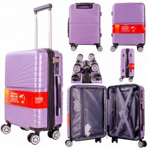 T-HC-US-1811 PURPLE UNDERSEAT CABIN-SIZE EASYJET TROLLY SUITCASE