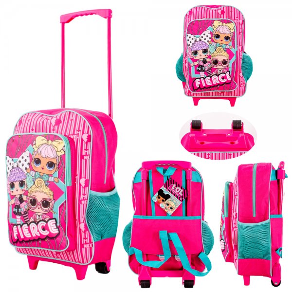 1019HV-1499N LOL PINK KIDS TROLLEY/BACKPACK