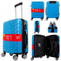 T-HC-US-1826 LIGHT BLUE EASYJET TRAVEL CABIN TROLLEY SUITCASE