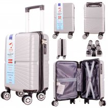 T-HC-US-11 SILVER 15.7'' UNDER-SEAT CABIN-SIZE SUITCASE