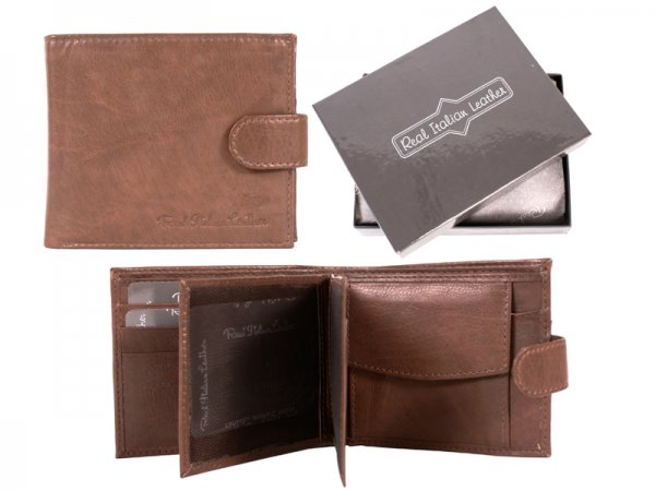 1008 TAN ITALIAN LEATHER WALLET