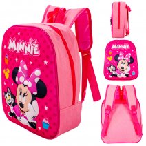 1000EVA31-3295 RED/PINK MINNIE EVA 3D 31CM BACKPACK