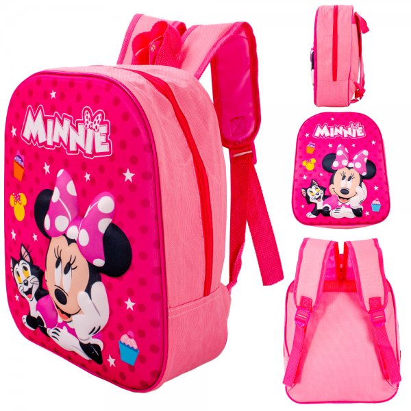 1000EVA31-3295 RED/PINK MINNIE EVA 3D 31CM BACKPACK