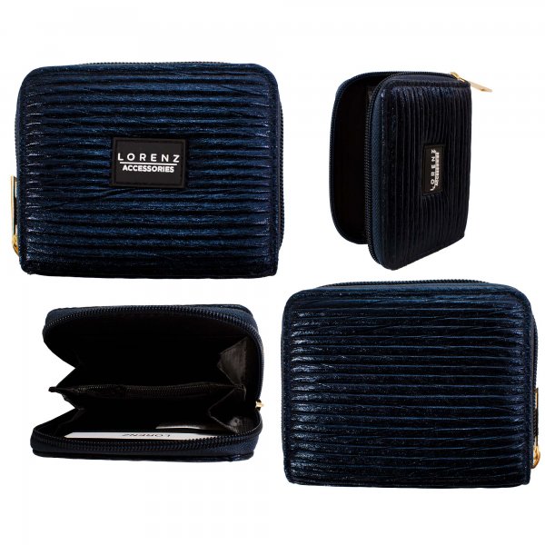 7269 NAVY LORENZ PURSE