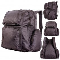 BP-122 BLACK BACKPACK WITH MULTIPLE POCKETS