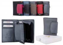 10617 NAVYGREY RFID LADIES WALLET