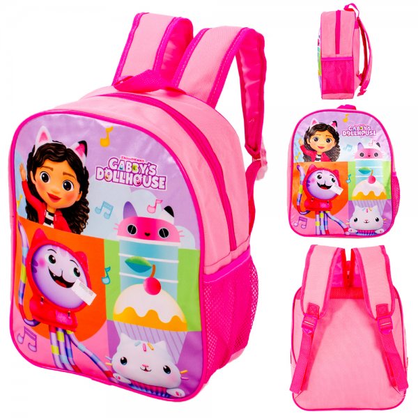 1000E29-3158N PINK GABBYS DOLLHOUSE PREMIUM STD KIDS BACKPACK